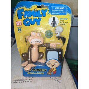 Family Guy Evil Monkey Die Cast 3 1/2" 2013 Build A Figure Death Sealed